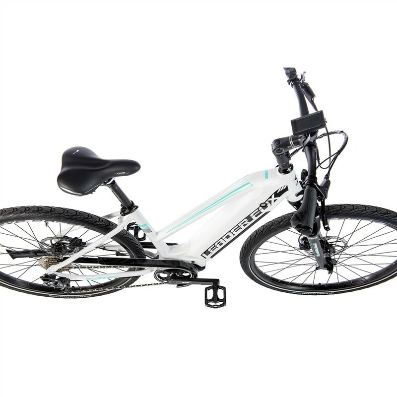 Leader Fox krosové elektrokolo EXETER dámské bílo/zelené